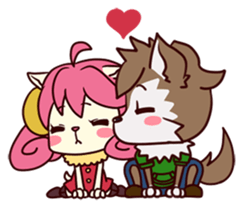 Momo & Gaspagne sticker #67244