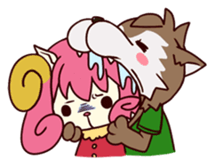 Momo & Gaspagne sticker #67251