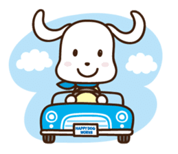 HAPPY DOG WORKS sticker #67845