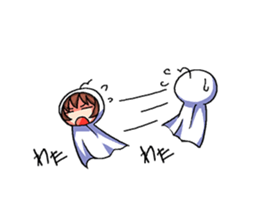 Happy-go-lucky characters sticker #68003