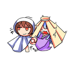 Happy-go-lucky characters sticker #68006