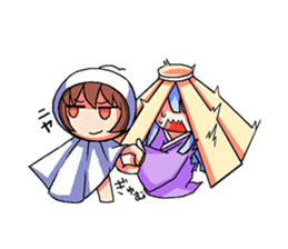 Happy-go-lucky characters sticker #68006