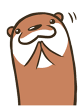 Kotsumetti of Small-clawed otter sticker #68496