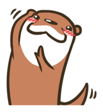 Kotsumetti of Small-clawed otter sticker #68497