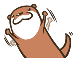 Kotsumetti of Small-clawed otter sticker #68498