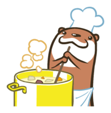 Kotsumetti of Small-clawed otter sticker #68506