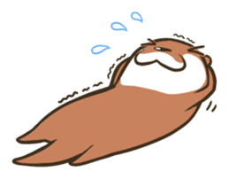 Kotsumetti of Small-clawed otter sticker #68516