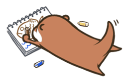 Kotsumetti of Small-clawed otter sticker #68517