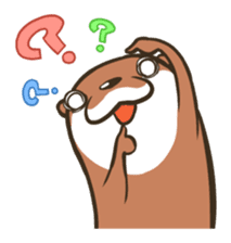 Kotsumetti of Small-clawed otter sticker #68521