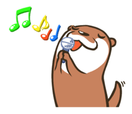 Kotsumetti of Small-clawed otter sticker #68527