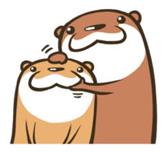 Kotsumetti of Small-clawed otter sticker #68528