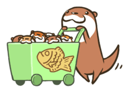 Kotsumetti of Small-clawed otter sticker #68529