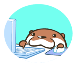 Kotsumetti of Small-clawed otter sticker #68532