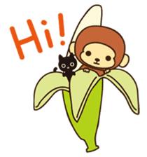 Lazy Monchey (JPN) sticker #68894