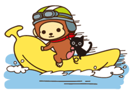 Lazy Monchey (JPN) sticker #68897