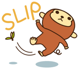 Lazy Monchey (JPN) sticker #68906