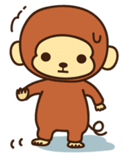 Lazy Monchey (JPN) sticker #68916