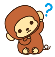 Lazy Monchey (JPN) sticker #68927