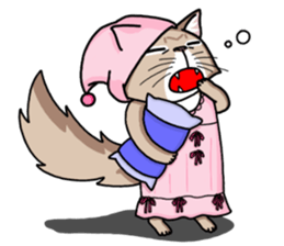 The Somali cat "MAX" sticker #69080