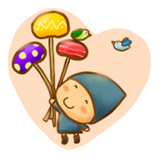 kobito & kinoko sticker #69125