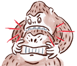 DARA DARA GORILLA sticker #69543