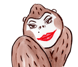 DARA DARA GORILLA sticker #69564