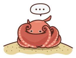 flapjack octopus & spotted garden eel sticker #70504