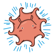 flapjack octopus & spotted garden eel sticker #70506