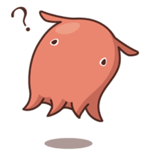 flapjack octopus & spotted garden eel sticker #70508