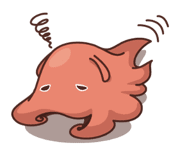 flapjack octopus & spotted garden eel sticker #70511