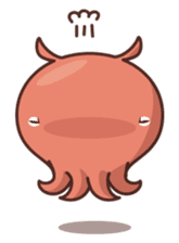 flapjack octopus & spotted garden eel sticker #70514