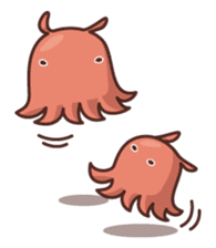 flapjack octopus & spotted garden eel sticker #70515