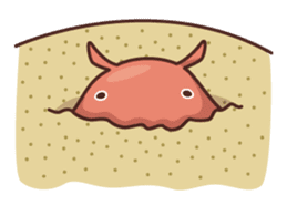 flapjack octopus & spotted garden eel sticker #70518