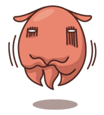 flapjack octopus & spotted garden eel sticker #70519