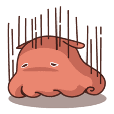 flapjack octopus & spotted garden eel sticker #70520