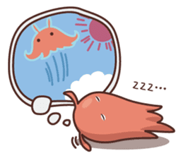 flapjack octopus & spotted garden eel sticker #70524