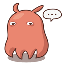 flapjack octopus & spotted garden eel sticker #70525