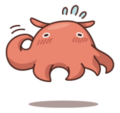 flapjack octopus & spotted garden eel sticker #70526