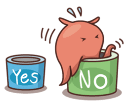 flapjack octopus & spotted garden eel sticker #70530