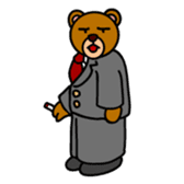 KUMADA-SAN sticker #70582