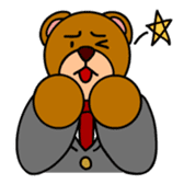 KUMADA-SAN sticker #70586