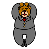 KUMADA-SAN sticker #70590