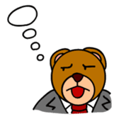 KUMADA-SAN sticker #70595