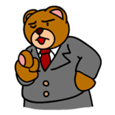 KUMADA-SAN sticker #70616