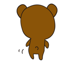 KUMAGURU in forest sticker #70703