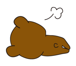 KUMAGURU in forest sticker #70716