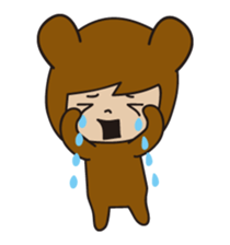 KUMAGURU in forest sticker #70741