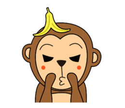Monkey Akkyun sticker #70949