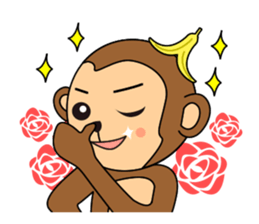 Monkey Akkyun sticker #70950