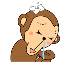 Monkey Akkyun sticker #70951